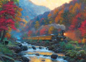 Smoky Train Train Jigsaw Puzzle By Cobble Hill