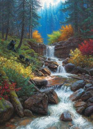 Mountain Cascade Lakes / Rivers / Streams Jigsaw Puzzle By Cobble Hill