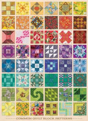 Common Quilt Blocks - Scratch and Dent Quilting & Crafts Jigsaw Puzzle By Cobble Hill