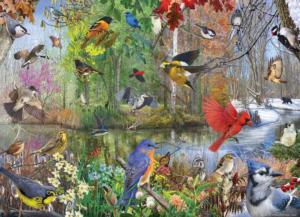Birds of the Season - Scratch and Dent Summer Jigsaw Puzzle By Cobble Hill