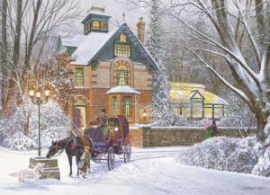 An Evening Stroll Domestic Scene Jigsaw Puzzle By Cobble Hill