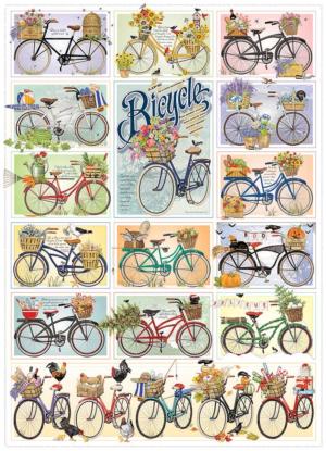 Bicycles Collage Jigsaw Puzzle By Cobble Hill