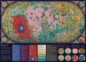 The Moon Maps / Geography Jigsaw Puzzle By Cobble Hill