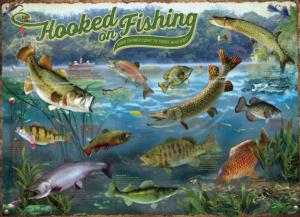 Hooked on Fishing Lakes & Rivers Jigsaw Puzzle By Cobble Hill