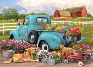 Flower Truck Vehicles Jigsaw Puzzle By Cobble Hill