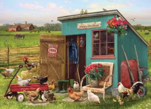 The Happy Hen House Farm Animal Jigsaw Puzzle By Cobble Hill