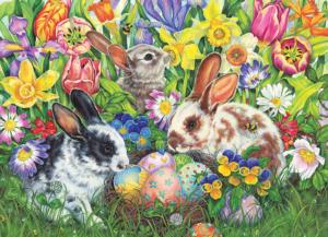 Easter Bunnies Easter Jigsaw Puzzle By Cobble Hill