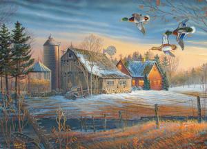 Farmstead Flyby Birds Jigsaw Puzzle By Cobble Hill