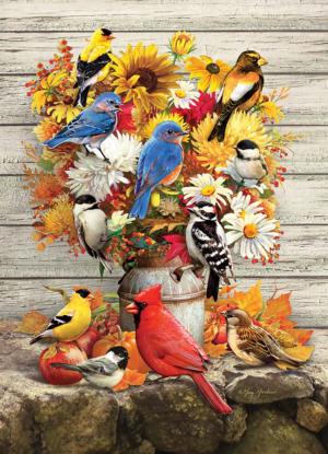 Fall Harvest Flowers Jigsaw Puzzle By Cobble Hill