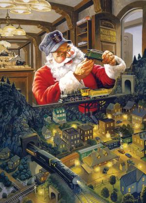 Santa's Railway Christmas Jigsaw Puzzle By Cobble Hill