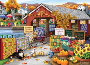 Harvest Festival Shopping Jigsaw Puzzle By Cobble Hill