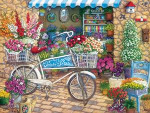 Pedals 'n' Petals Bicycle Jigsaw Puzzle By Cobble Hill