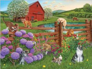 Farm Cats Farm Jigsaw Puzzle By Cobble Hill
