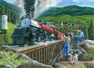 Steaming Out of Town Train Jigsaw Puzzle By Cobble Hill