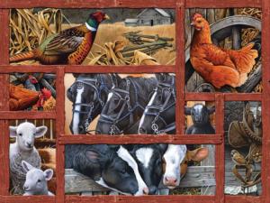 Farmyard Friends Horses Jigsaw Puzzle By Cobble Hill