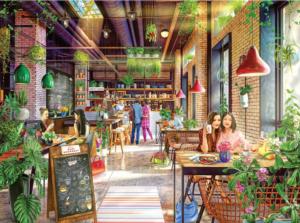 My Happy Place - The Neighborhood Café Food and Drink Jigsaw Puzzle By RoseArt