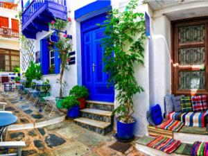 Greek Alley Europe Jigsaw Puzzle By Playful Pastimes