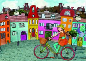 Out for a Ride Bicycle Jigsaw Puzzle By Playful Pastimes
