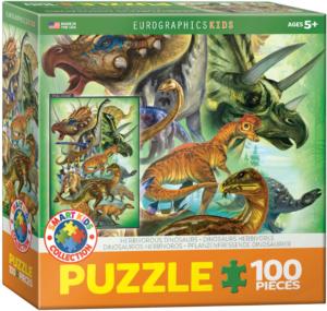 Herbivorous Dinosaurs Dinosaurs Children's Puzzles By Eurographics