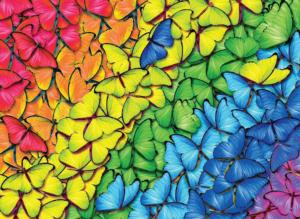 Butterfly Rainbow Butterflies and Insects Jigsaw Puzzle By Eurographics