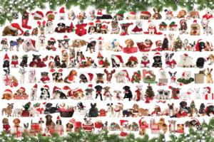 Holiday Dogs Tin Christmas Jigsaw Puzzle By Eurographics
