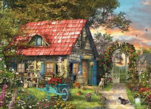 The Country Shed Domestic Scene Large Piece By Eurographics