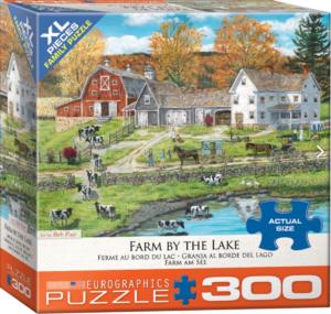 Farm by the Lake Farm Large Piece By Eurographics
