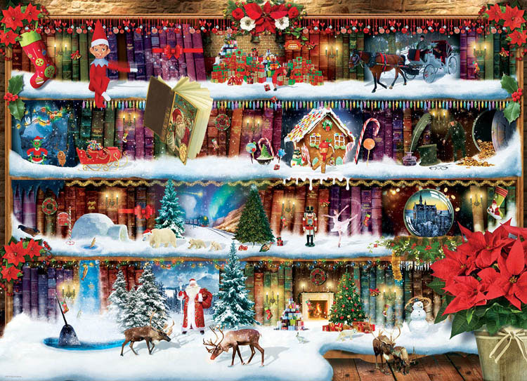 Christmas Tales Books & Reading Jigsaw Puzzle By Eurographics