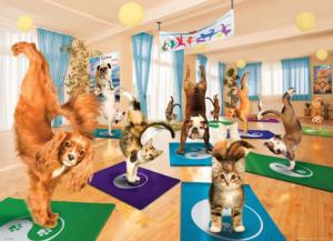 Yoga Studio Dogs Large Piece By Eurographics