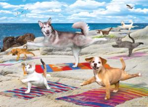 Yoga Beach Summer Large Piece By Eurographics