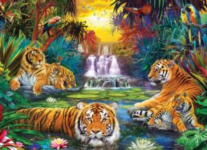 Tiger's Eden Big Cats Large Piece By Eurographics
