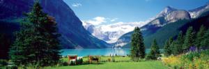 Lake Louise, Canadian Rockies - Scratch and Dent Canada Panoramic Puzzle By Eurographics