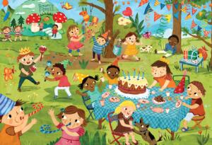 Birthday Party Cartoons Children's Puzzles By Eurographics