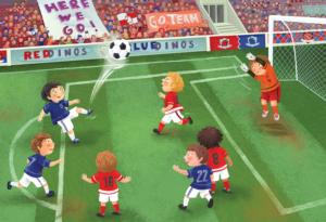 Junior League Soccer Children's Cartoon Children's Puzzles By Eurographics