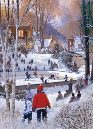 Hockey Season Snow By Eurographics