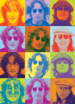 John Lennon Color Portraits Collage By Eurographics