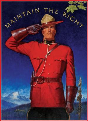 Royal Canadian Mounted Police - Maintain the Right Canada Jigsaw Puzzle By Eurographics