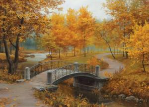 Autumn in an Old Park Fall Jigsaw Puzzle By Eurographics
