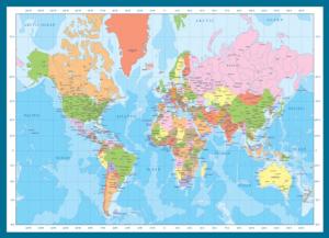 World Map Maps & Geography Jigsaw Puzzle By Eurographics