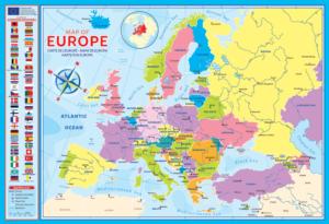 Map of Europe - Scratch and Dent Europe Jigsaw Puzzle By Eurographics