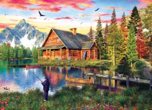 Buffalo Games 11230 Darrell Bush Summertime 1000 Piece Jigsaw Puzzle for Kids for sale online 