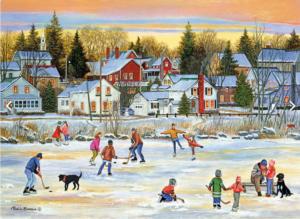 Evening Skating Sports Jigsaw Puzzle By Eurographics