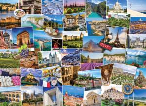 Globetrotter France Collage Impossible Puzzle By Eurographics
