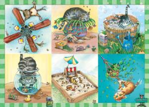 Kitten Trouble Cats Children's Puzzles By Eurographics
