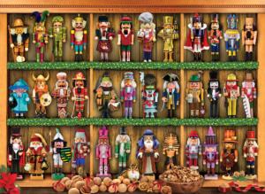 Nutcracker Soldiers - Scratch and Dent Pattern & Geometric Jigsaw Puzzle By Eurographics