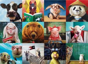 Funny Animals Collage Jigsaw Puzzle By Eurographics