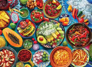 Mexican Table - Scratch and Dent Food and Drink Jigsaw Puzzle By Eurographics