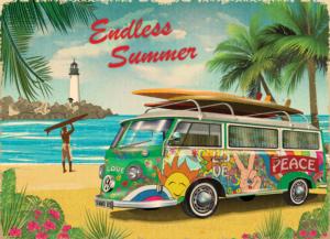VW Endless Summer Nostalgic / Retro Jigsaw Puzzle By Eurographics