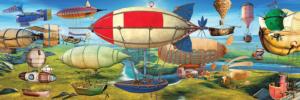 The Great Race Hot Air Balloon Panoramic Puzzle By Eurographics