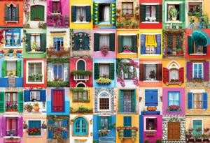 Mediterranean Windows Domestic Scene Jigsaw Puzzle By Eurographics